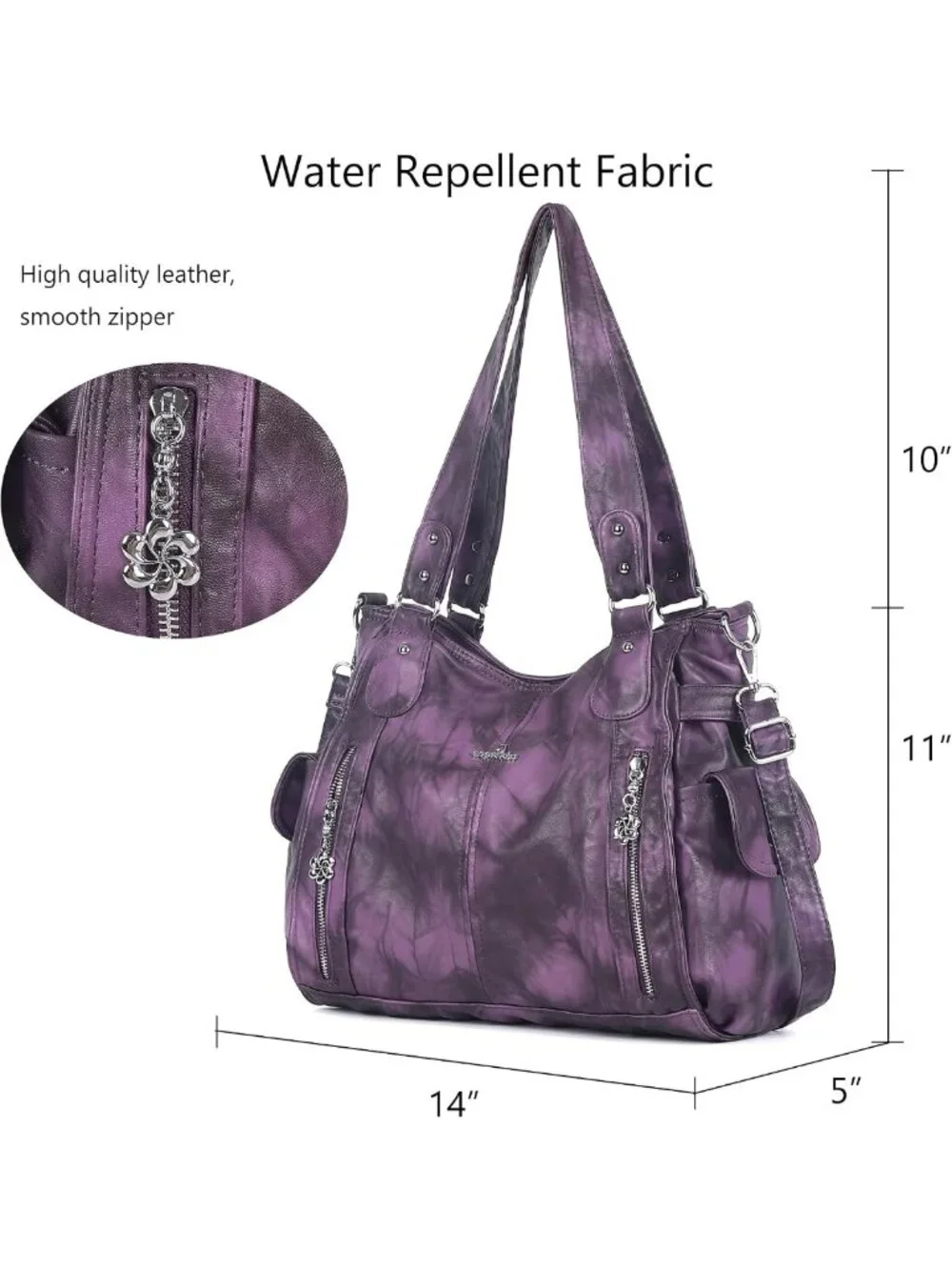 Stylish Women's Hobo Purse - Roomy Casual Tote & Shoulder Bag - Versatile